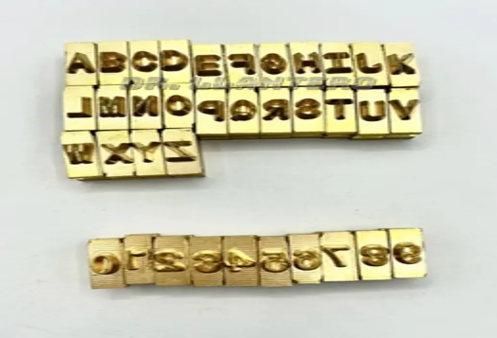 Letra o Número de 1/4" (32-1/4)