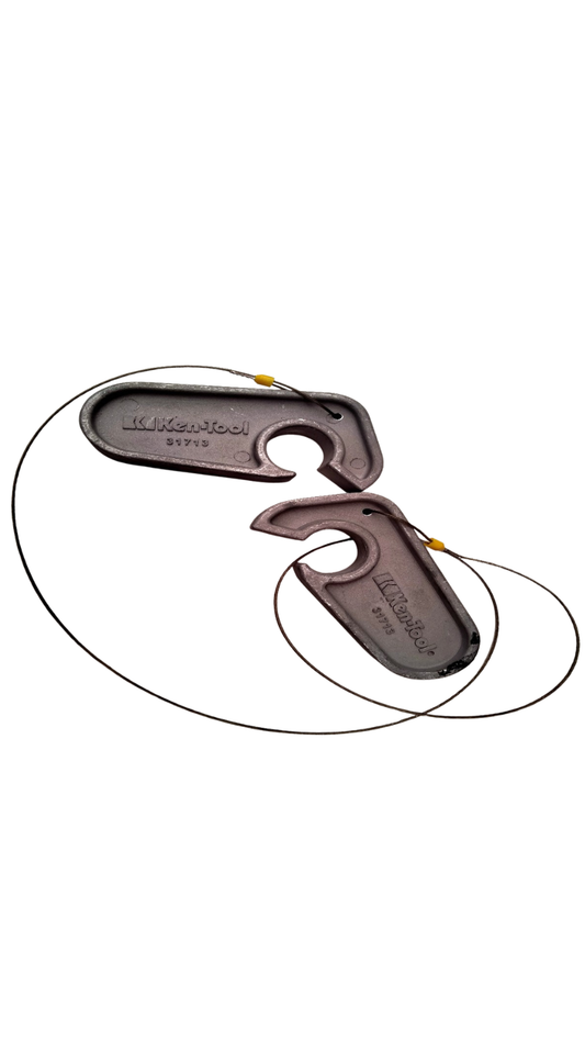 Sujetador de Talón de Aluminio Par con Cable (31714)
